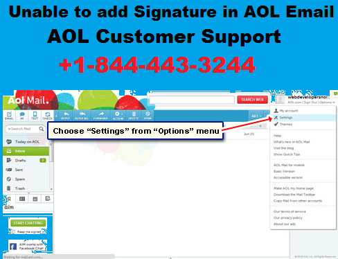 unable-to-add-signature-in-AOL-Email